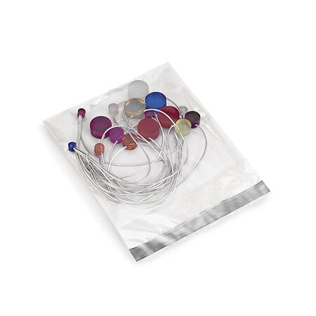 Sachet plastique transparent haute brillance à fermeture adhésive 40 microns 4x6 cm (lot de 1000)