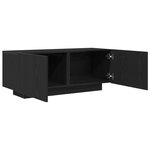 vidaXL Table de chevet Chêne noir cm Bois d'ingénierie