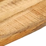 vidaXL Dessus de table 40x40x3 8 cm bord vif bois massif manguier brut