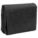 vidaXL Film solaire de piscine PE rectangulaire flottant 6x4 m Noir