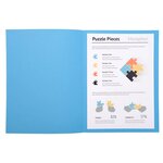 Paquet 100 Chemises Super 210 - 24x32cm - Bleu Vif - X 5 - Exacompta