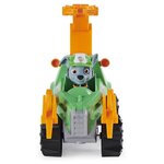 Pat patrouille - vehicule + figurine deluxe rocky dino rescue paw patrol - 6059525 - voiture a remonter jeu jouet enfant 3 ans