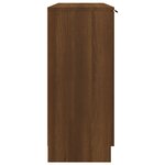 vidaXL Buffet Chêne marron 90 5x30x70 cm Bois d'ingénierie