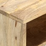 vidaXL Meuble TV 110x35x48 cm Bois de manguier massif