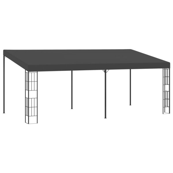 vidaXL Belvédère mural 3x6 m Anthracite Tissu