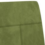 vidaXL Chaise cantilever Vert clair Velours