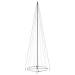 vidaXL Arbre de Noël cône 1134 LED Colorées 230x800 cm