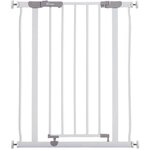 Barrière de sécurité montée par pression - 61-67 x 76 cm - Double verrouillage - Blanc