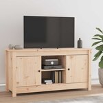 vidaXL Meuble TV 103x36 5x52 cm Bois de pin massif