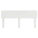 vidaXL Tête de lit Blanc 180 cm Bois d'ingénierie