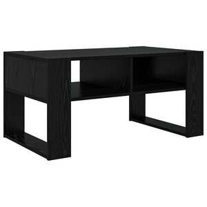 vidaXL Table basse Chêne noir 92 x 53 x 45 cm Bois d'ingénierie