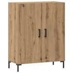 vidaXL Buffet chêne artisanal 69 5x34x90 cm bois d'ingénierie