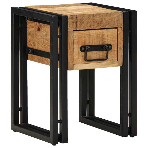 vidaXL Table d'appoint Marron 30 x 30 x 40 cm bois de manguier massif