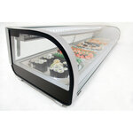 Présentoir réfrigéré à sushis - 5 x gn 1/2 - bartscher - r600a - plastique 1800x425x295mm