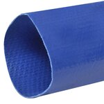 vidaXL Tuyau plat 50 m 3" PVC