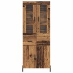 vidaXL Haut Armoire Bois Ancien 69 5 x 34 x 180 cm Bois d'ingénierie