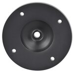 vidaXL Pied de table télescopique 2 Pièces Noir 710 mm - 1100 mm