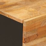 vidaXL Meuble d'appoint Marron 80 x 33 x 75 cm Bois de mangue massif
