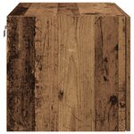 Meuble mural vidaXL en bois vieilli 70x42 5x40 cm en bois aggloméré