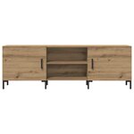 vidaXL Meuble TV chêne artisanal 150x30x50 cm bois d'ingénierie