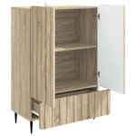 vidaXL Buffet Chêne Sonoma 66 x 34 5 x 97 cm Bois d'ingénierie