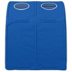 vidaXL Tunnel de lit 2 Pièces Bleu 211 x 67 5 x 2 cm Polyester