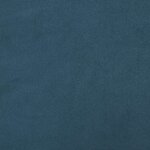 vidaXL Canapé à 2 places Bleu 120 cm Velours