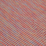 vidaXL Tapis à tissage plat d'extérieur 80x250 cm Rouge