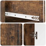 vidaXL Buffet Chêne fumé 66 x 34 5 x 89 5 cm Bois d'ingénierie