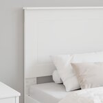 vidaXL Tête de lit Blanc 90 cm Bois d'ingénierie