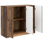 vidaXL Buffet Bois ancien 89 x 34 5 x 77 cm Bois d'ingénierie