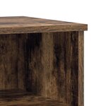 vidaXL Tables de chevet 2 Pièces chêne fumé 40x35x50 cm bois ingénierie