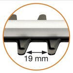 Flymo taille-haie électrique easicut 520 500 w 50 cm