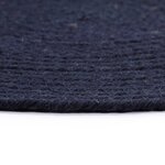 Vidaxl napperons 4 pièces bleu marine plain 38 cm rond coton