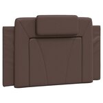 vidaXL Cadre de lit Viana sans matelas marron 80x200 cm similicuir