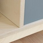 Meuble de rangement NABOSKY gris 1x3
