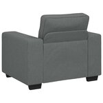 vidaXL Fauteuil gris foncé 100x77x82 cm tissu