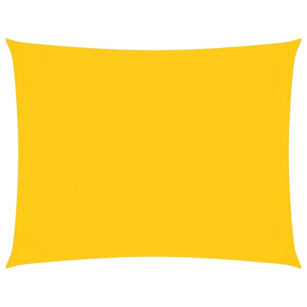 vidaXL Voile de parasol tissu oxford rectangulaire 3x6 m jaune