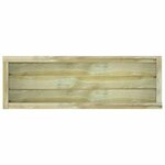 vidaXL Lit surélevé 120 x 40 x 30 cm Bois Rectangulaire