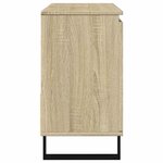 vidaXL Armoire salle de bain chêne sonoma 65x33x60 cm