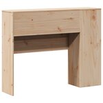 vidaXL Tête de lit avec rangement 100 cm bois massif de pin