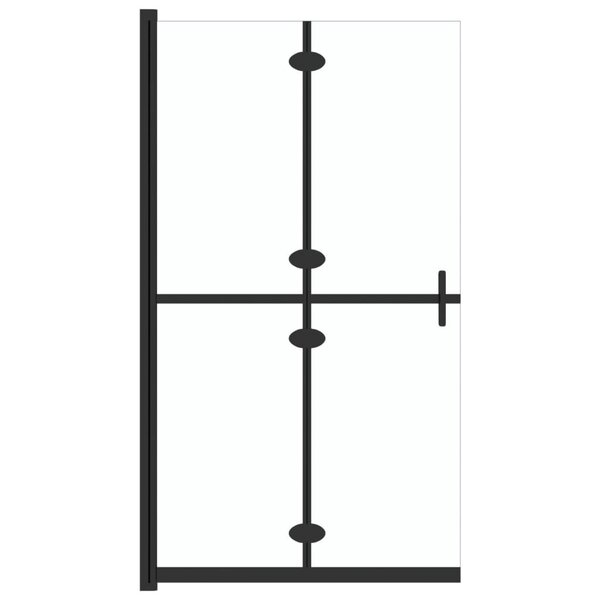 vidaXL Paroi de douche pliable Verre ESG transparent 120x190 cm
