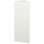 vidaXL Jardinière blanc triangulaire 30x26x75 cm acier