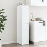 vidaXL Armoire d'apothicaire blanc 30x41x144 5 cm bois d'ingénierie