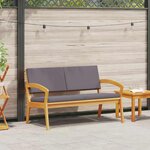 vidaXL Banc de jardin Marron Bois d'acacia massif