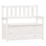 Banc banquette 112 5 x 51 5 x 96 5 cm bois de pin massif blanc 02_0010518