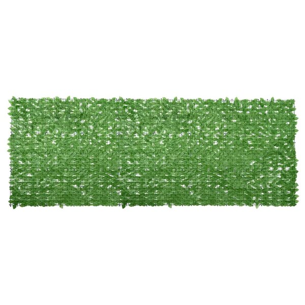 vidaXL Écran de balcon avec feuilles vert 400x150 cm