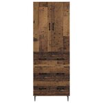 vidaXL Ensemble de Meubles 2 Pièces Bois ancien 66 x 34 5 x 90 cm