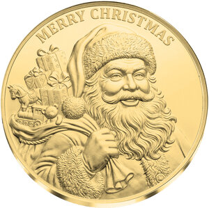 Monnaie SANTA CLAUS 1/200 Oz Or 25$ Liberia 2026 (PRÉCOMMANDE)