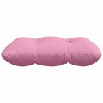vidaXL Coussins de siège 4 Pièces Rose 40 x 40 x 12 cm tissu